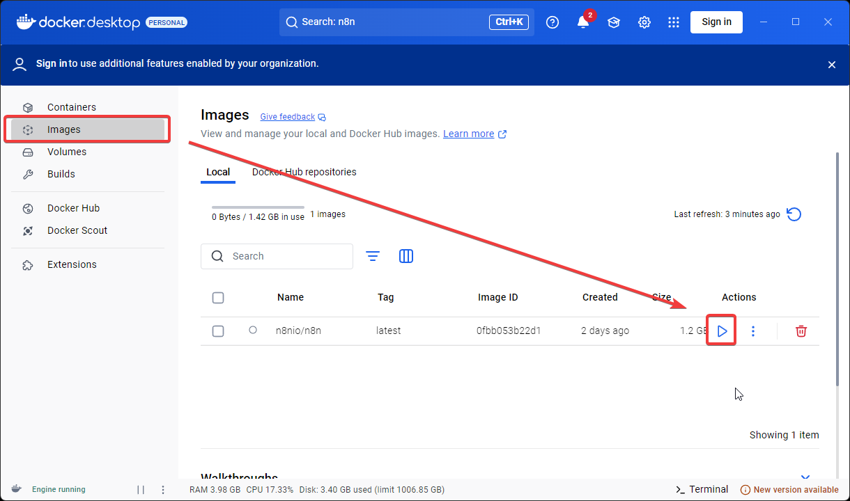 docker-compose 파일 작성 시작